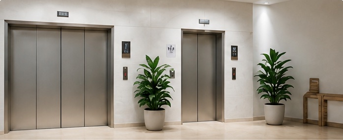 Is it compulsory to install a lift in a residents' community?