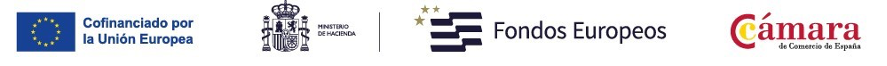 Co-financed by the European Union, Ministry of Finance, European Funds, Spanish Chamber of Commerce